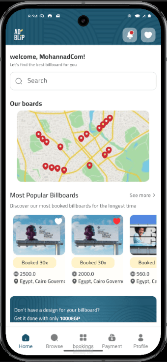 Adblip - Board Rental Mobile App