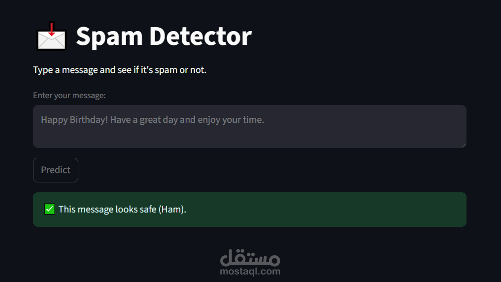 SMS Spam detection project