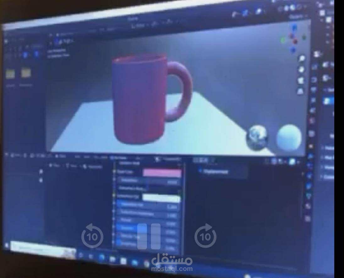 cup by blender