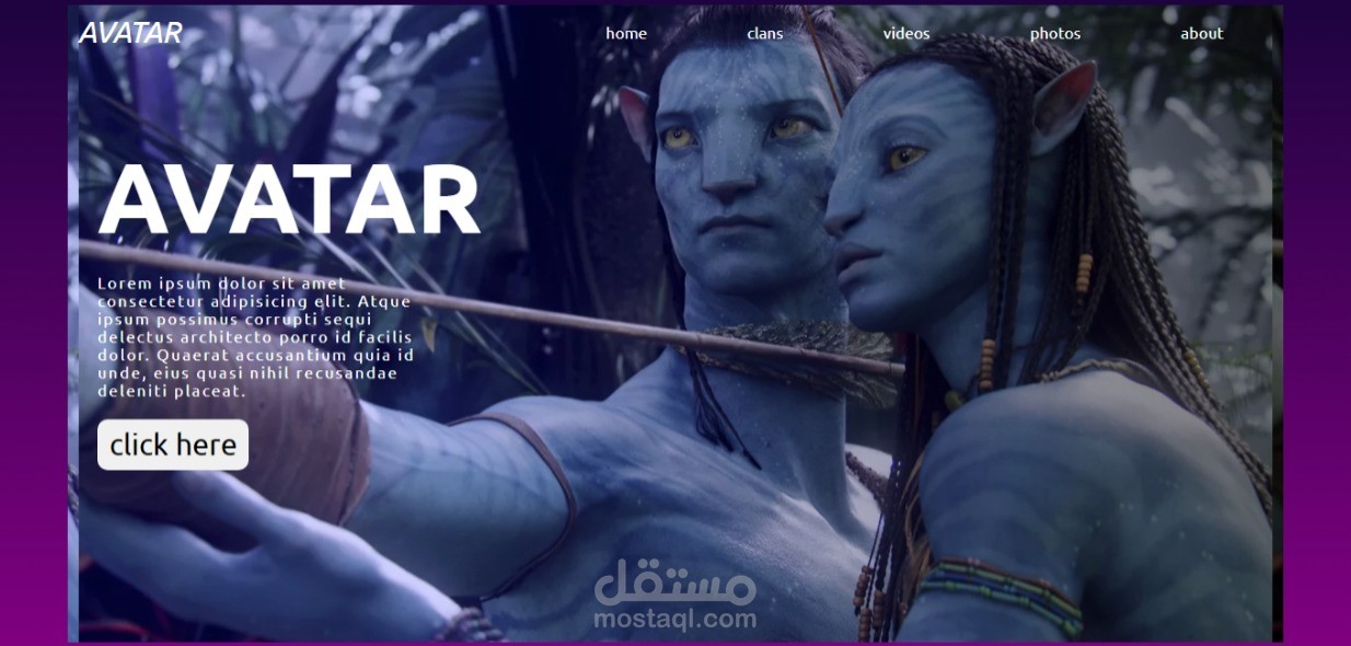 landing page