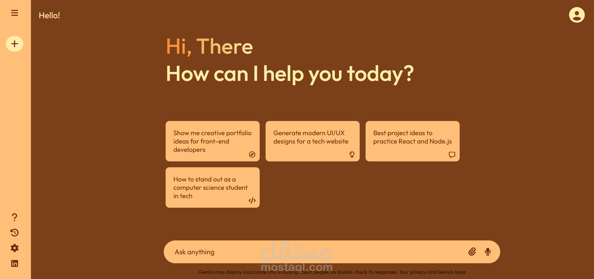 CheetahChat – AI Chat Interface