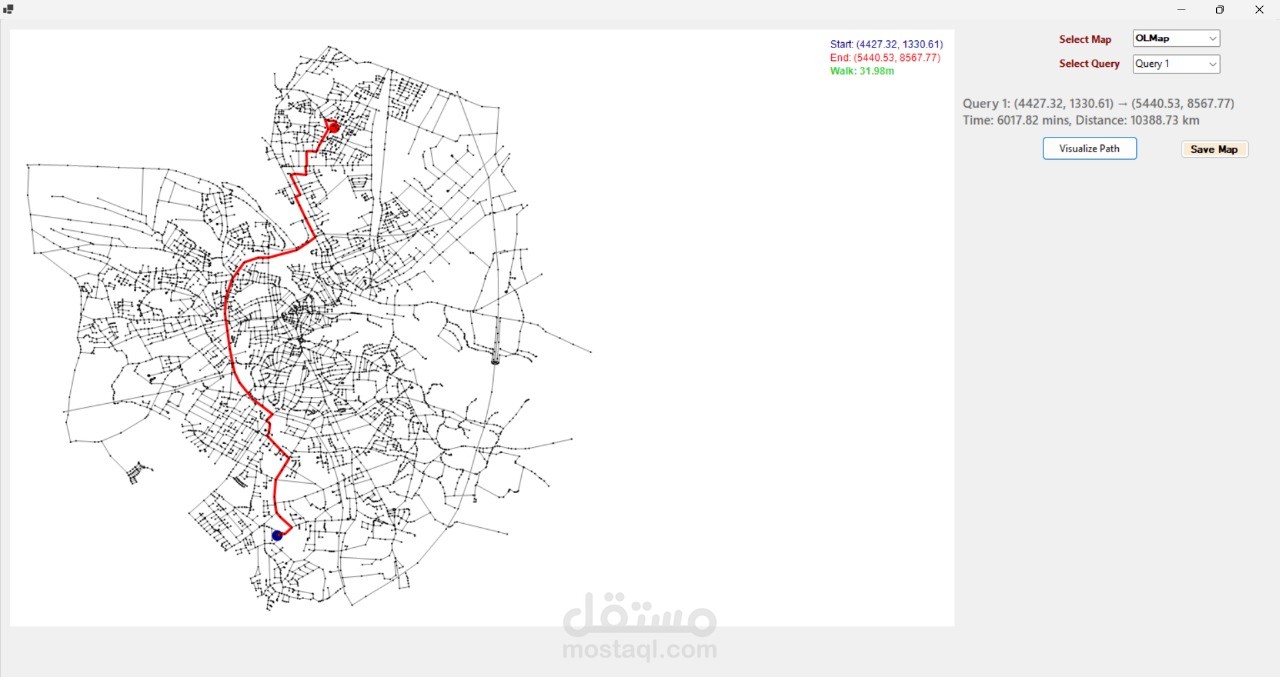 Map Routing Console App Project