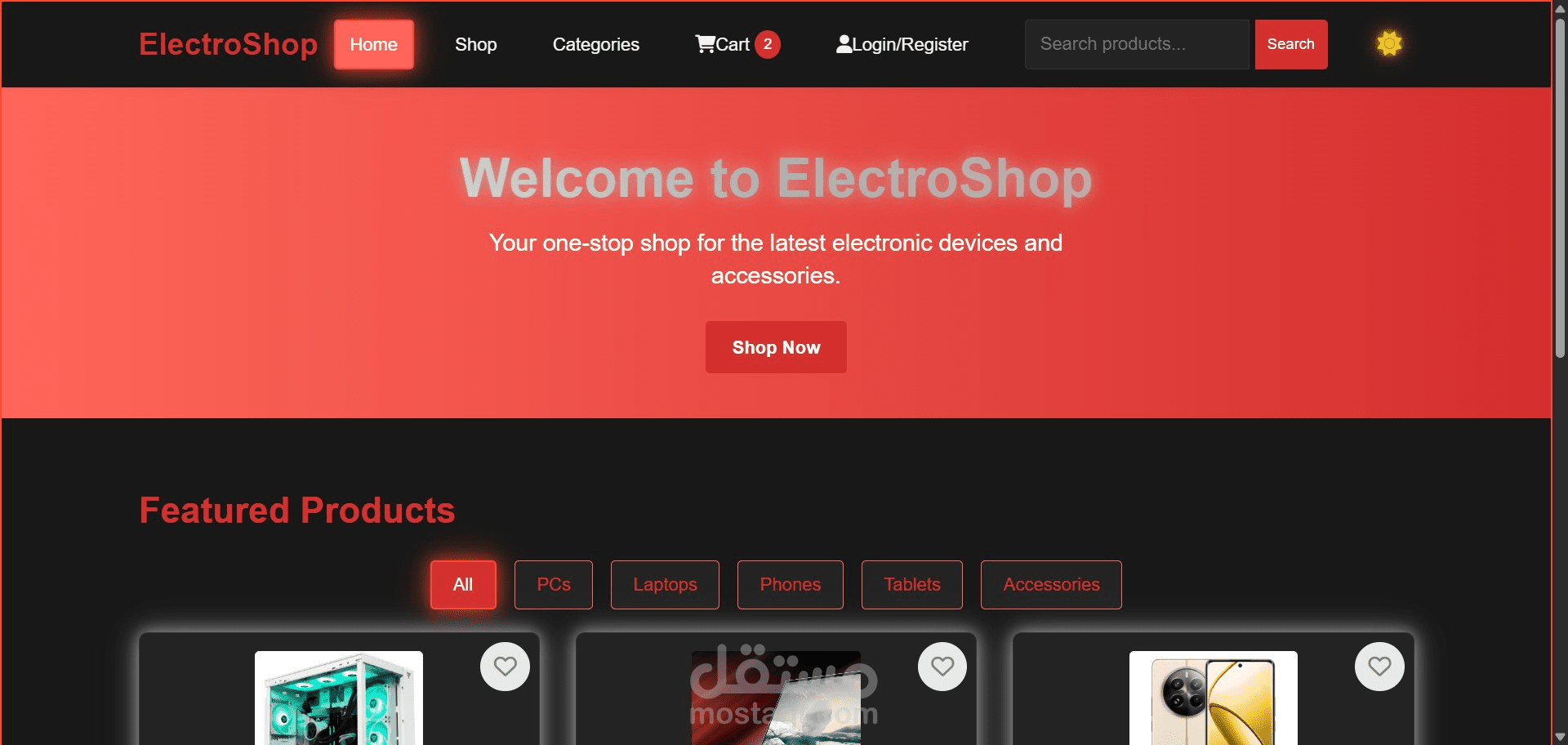 (E-Commerce) ElectroShop