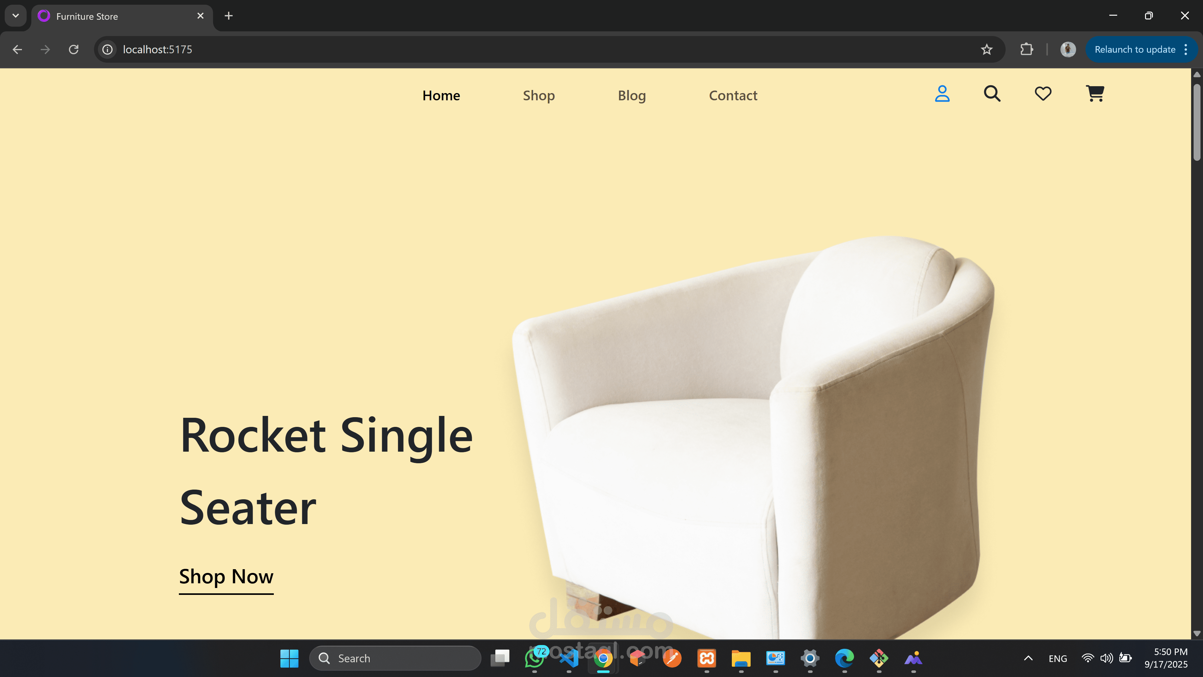 E-commerce Furniture Store