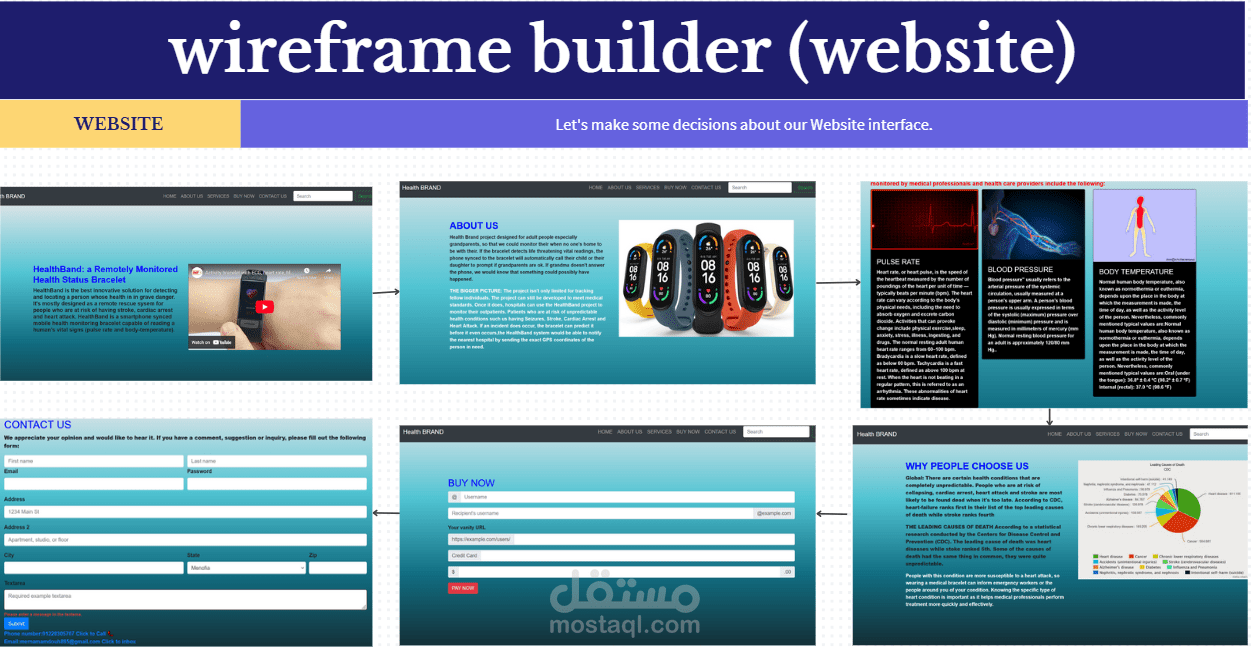 Health brand (web-design)