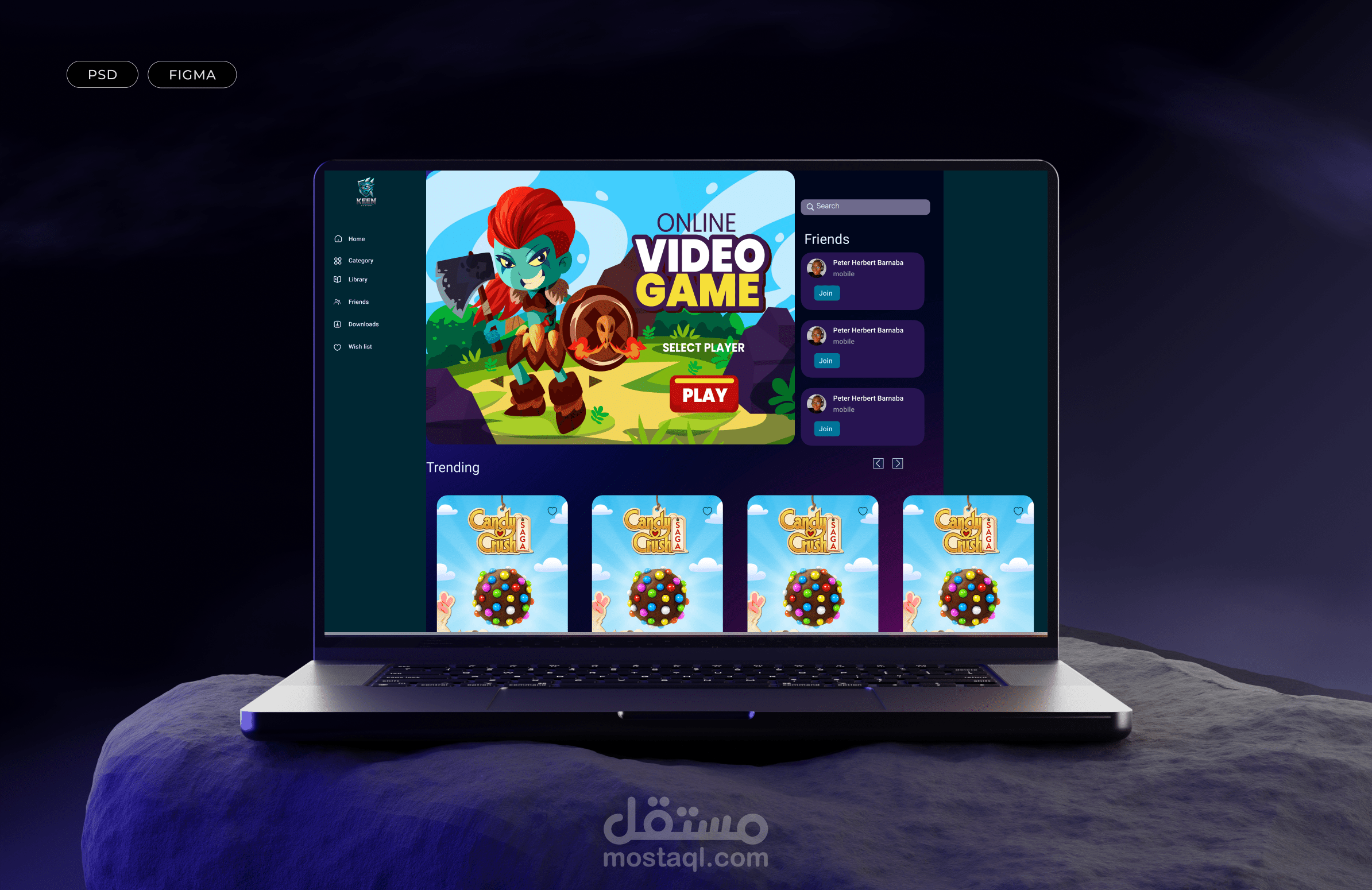 KEEN Gaming Store Website