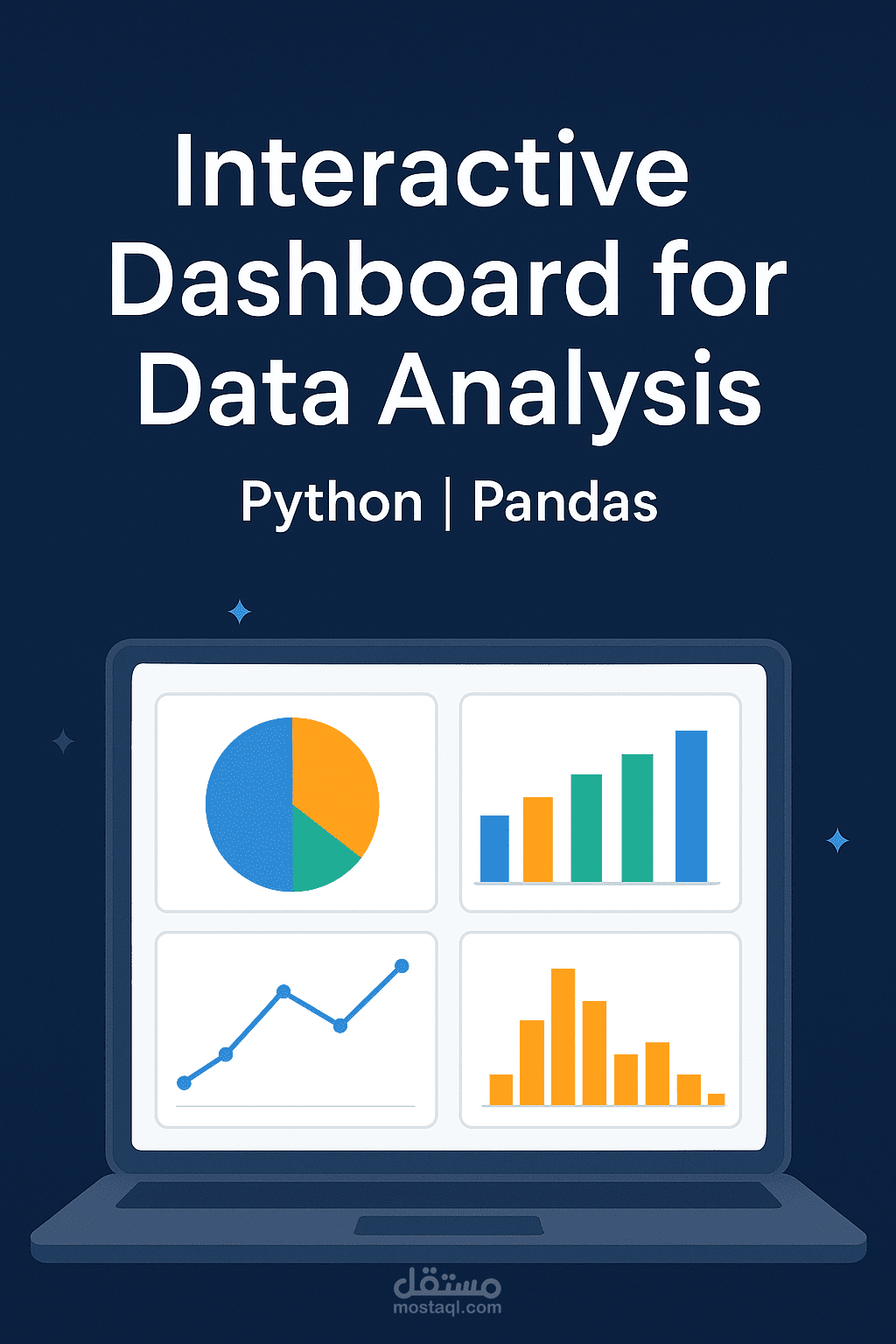 لوحة تحكم تفاعلية لتحليل البيانات باستخدام Python وPandas