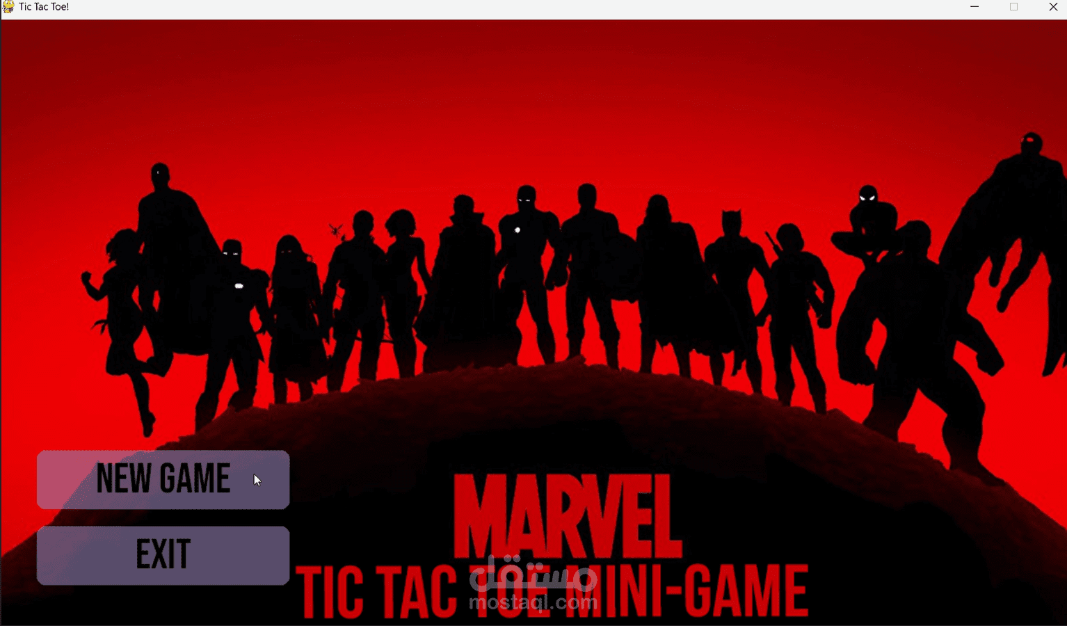 تصميم لعبة Tic Tac Toe بذكاء اصطناعي متقدم (Minimax + Alpha-Beta + Heuristics)