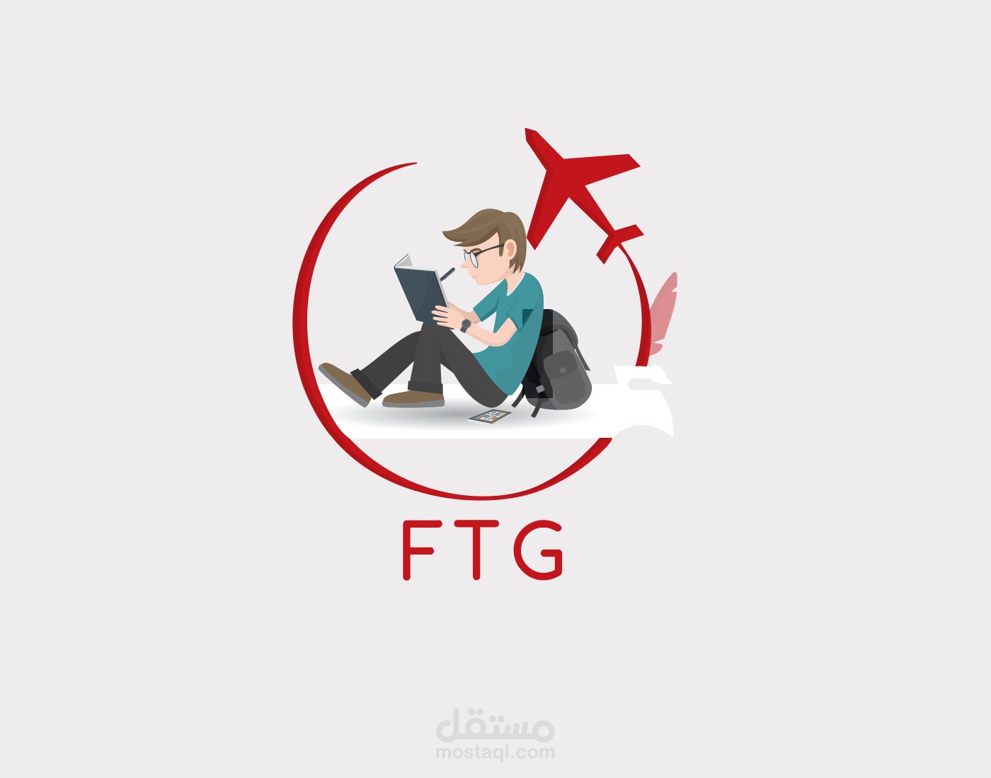 شعار ' الدراسة في الخارج '