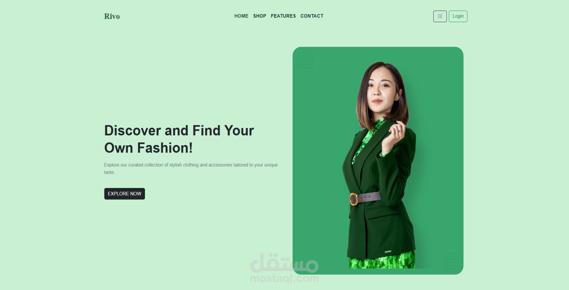 تصميم واجهة من Figma إلى صفحة ويب Front-End كاملة ومتجاوبة تعمل بكفاءة على جميع الأجهزة.