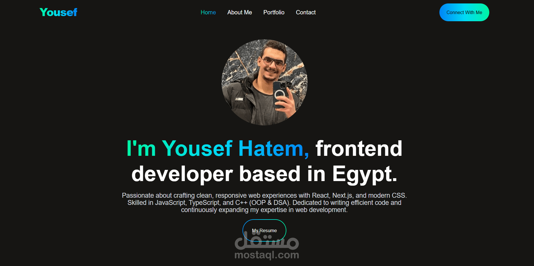 موقعي الإلكتروني الخاص بي