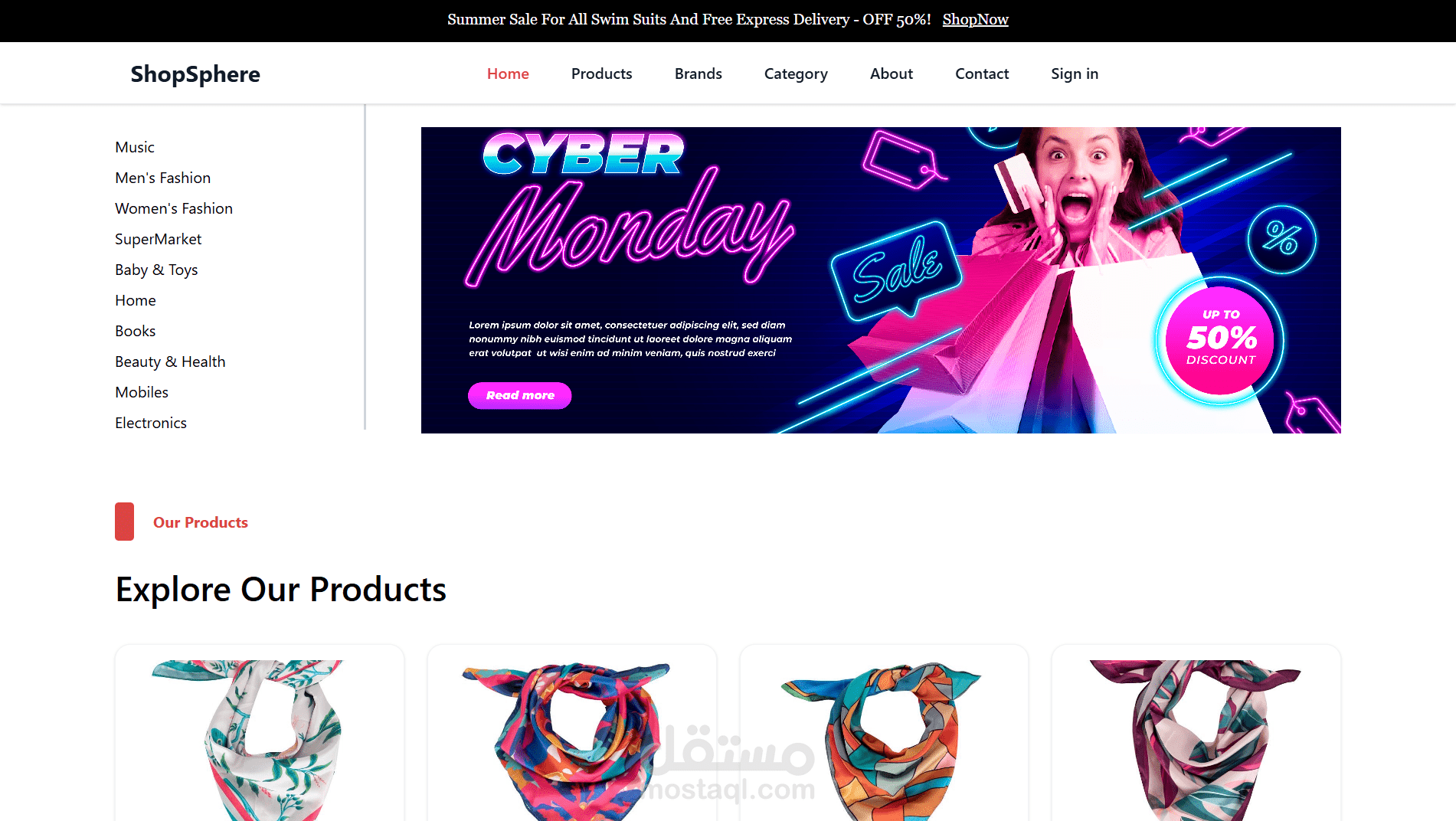 ShopSphere E-Commerce Platform