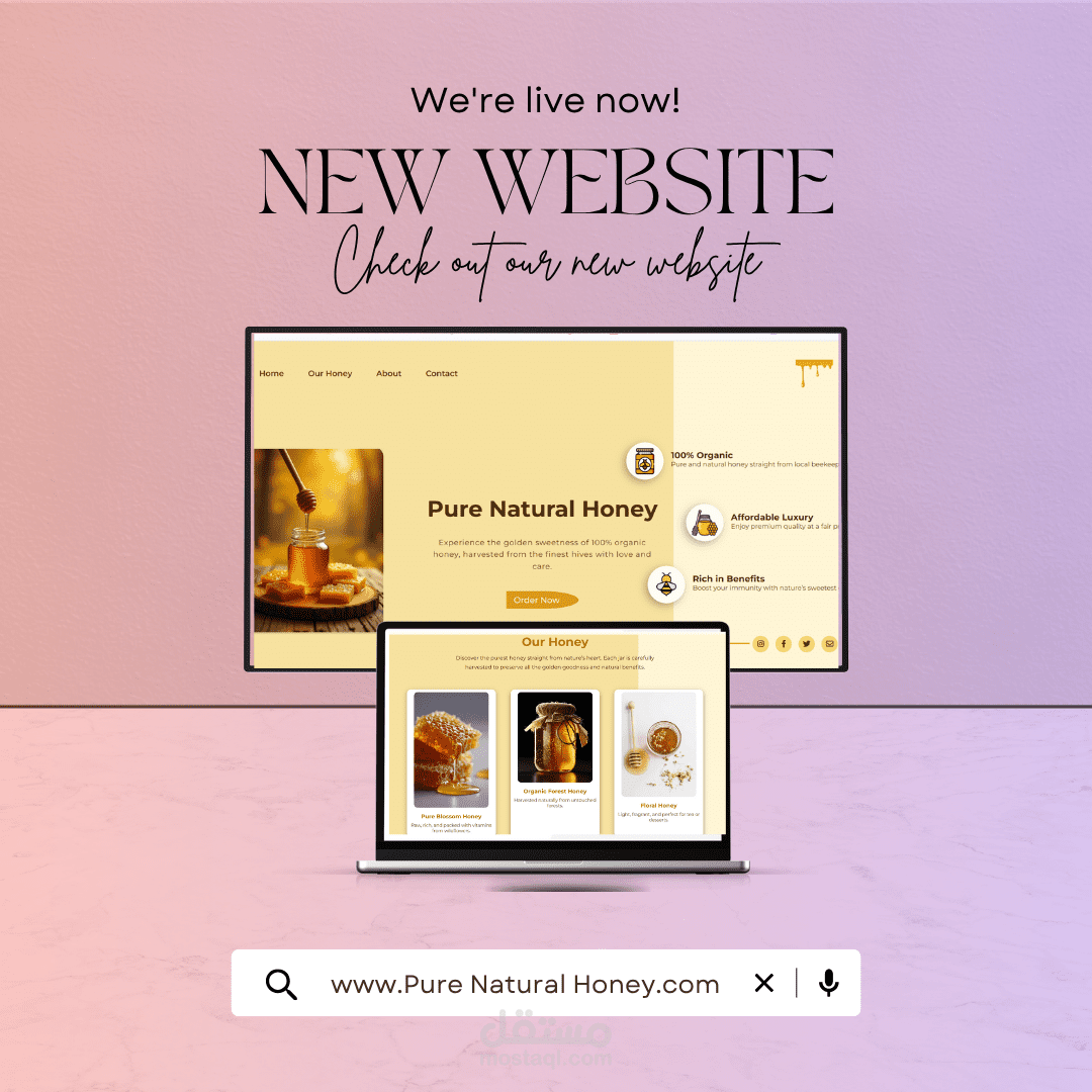 برمجة وتصميم صفحة هبوط متكاملة مع تنسيق عصري واحترافي