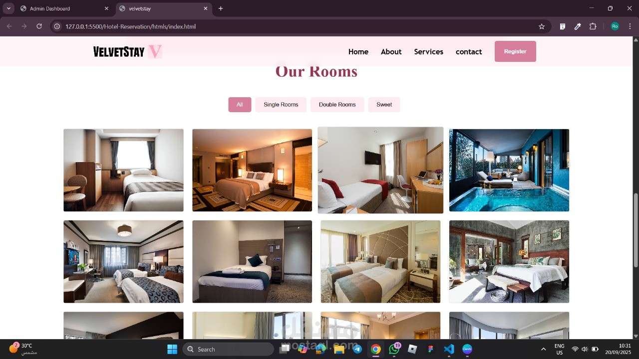 Hotel Reservation website