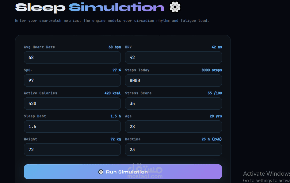 Scientific Sleep Calculator