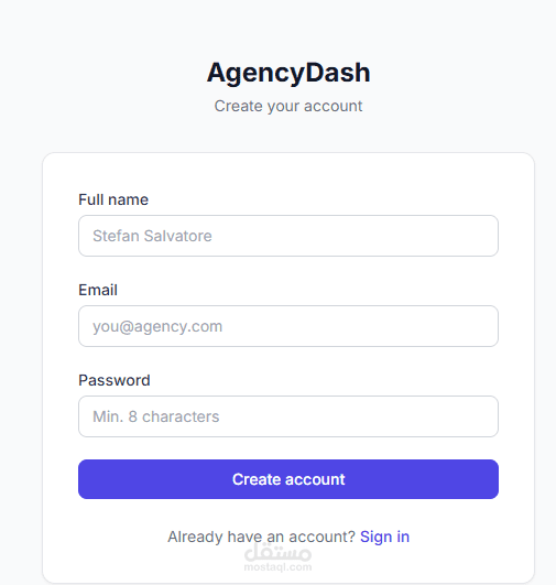 Agency Project Management SaaS