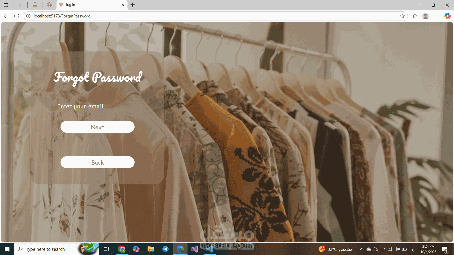 تصميم وتطوير صفحات ويب تفاعلية بـ React.js