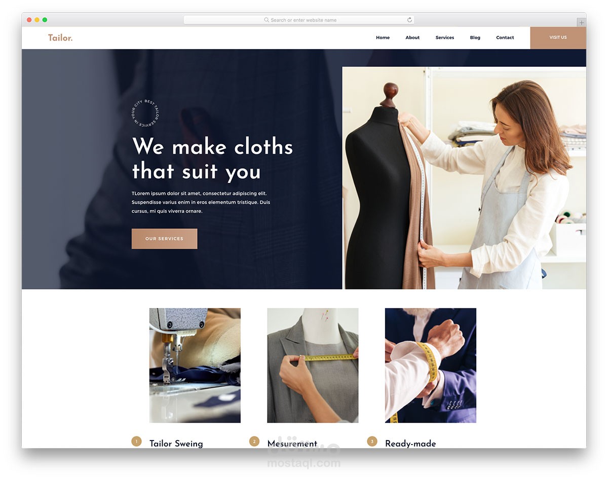 Project_2 HTML And CSS Tailor-template