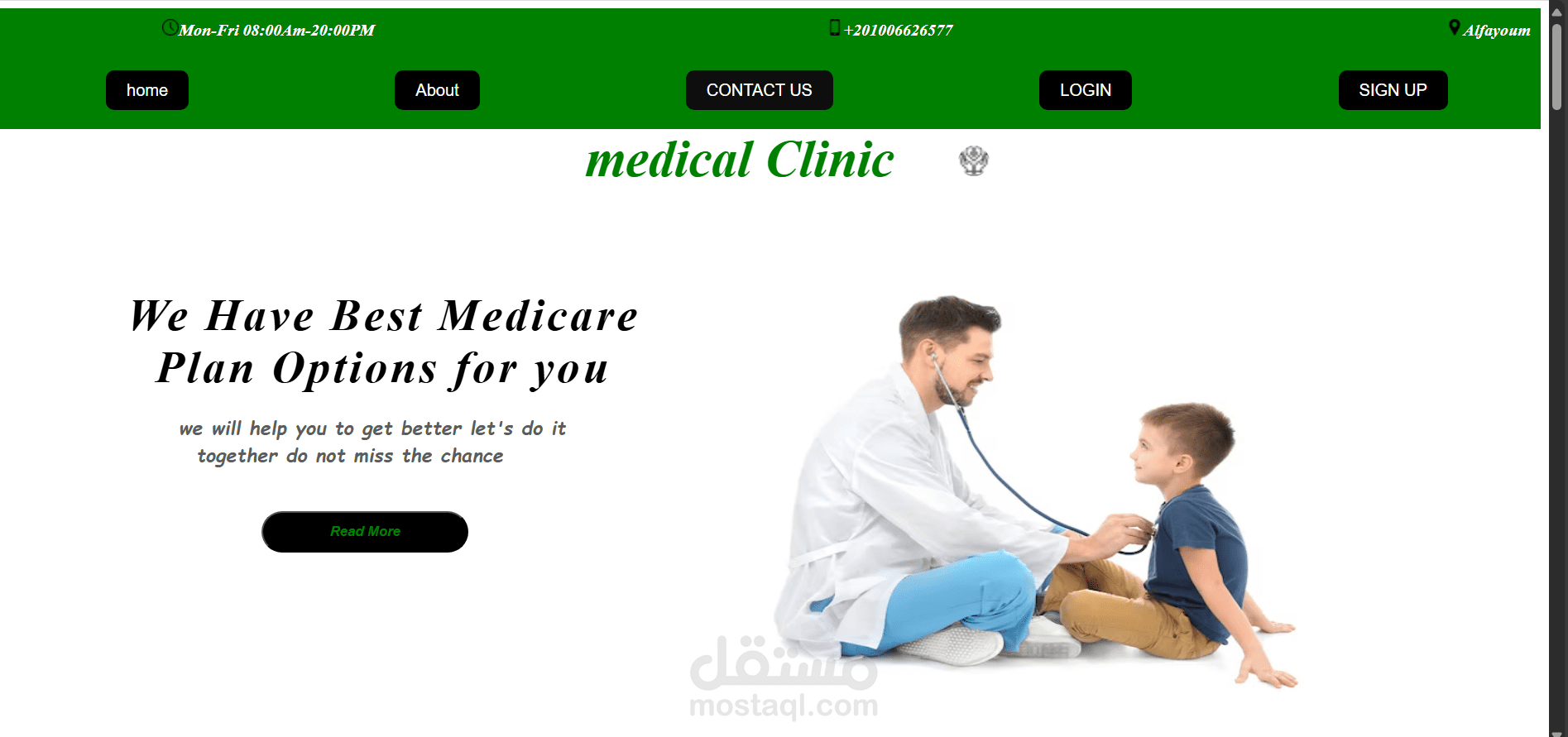 Clinical website
