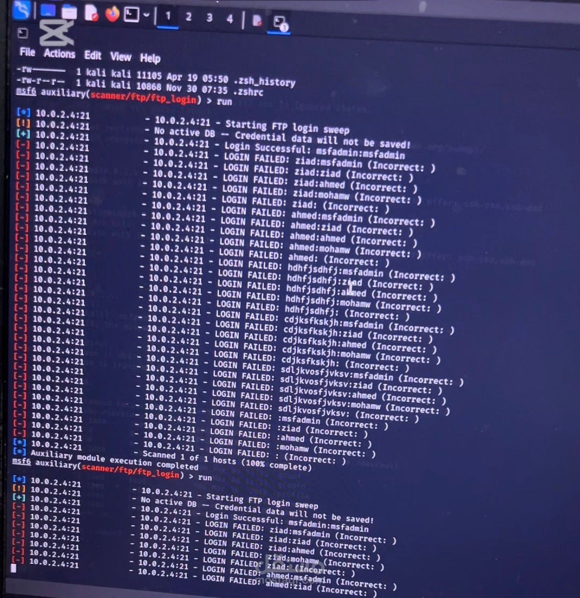 Penetration Testing with Metasploit – Brute Force Attack