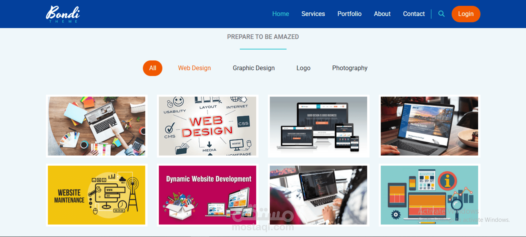 تصميم Landing Page عصرية ومتجاوبة باستخدام HTML و CSS و JavaScript