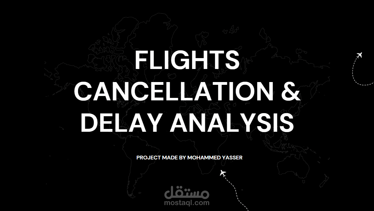 تحليل إلغاء وتأخير رحلات الطيران