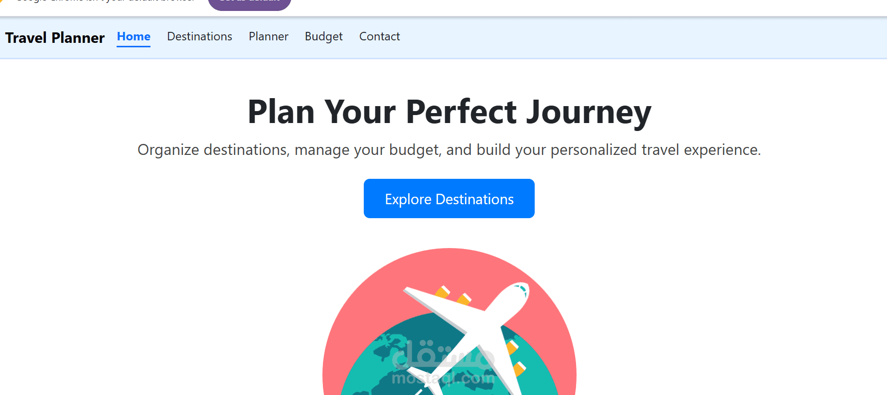Travel Planner website