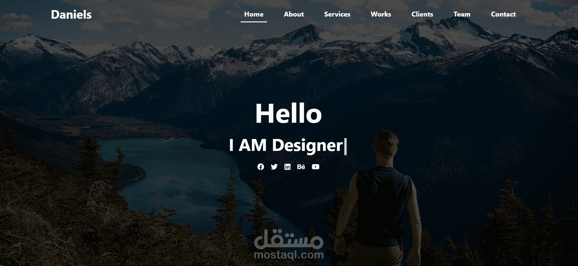 صفحة ويب متجاوبة باستخدام Bootstrap