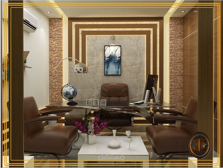 تصميم  داخلى لمكاتب ادارية