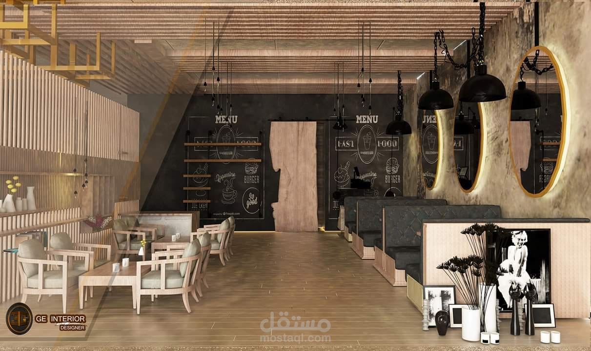تصميم  مطعم وكافى (السعودية)