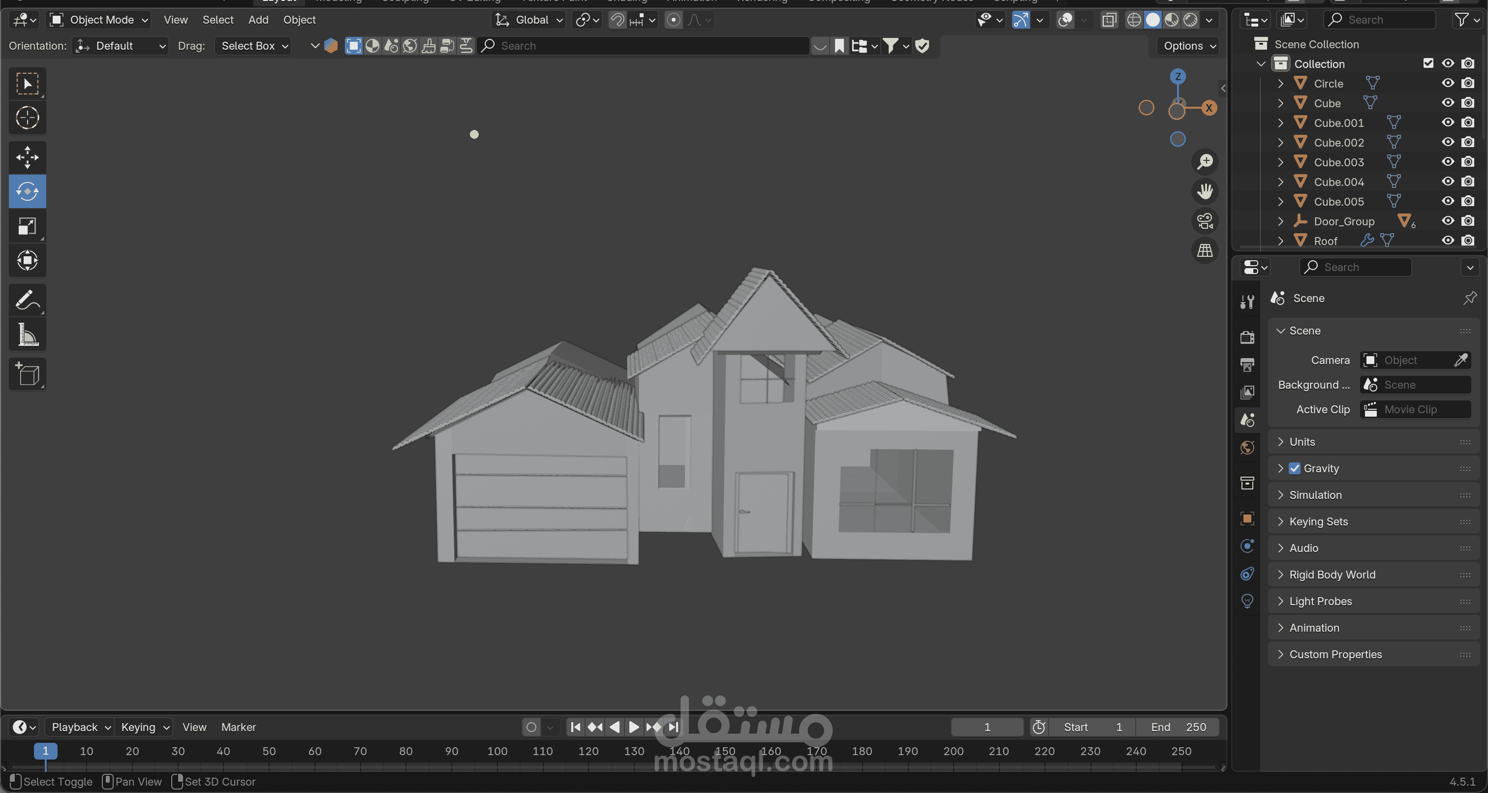 تصميم ثلاثي الابعاد المعماري
