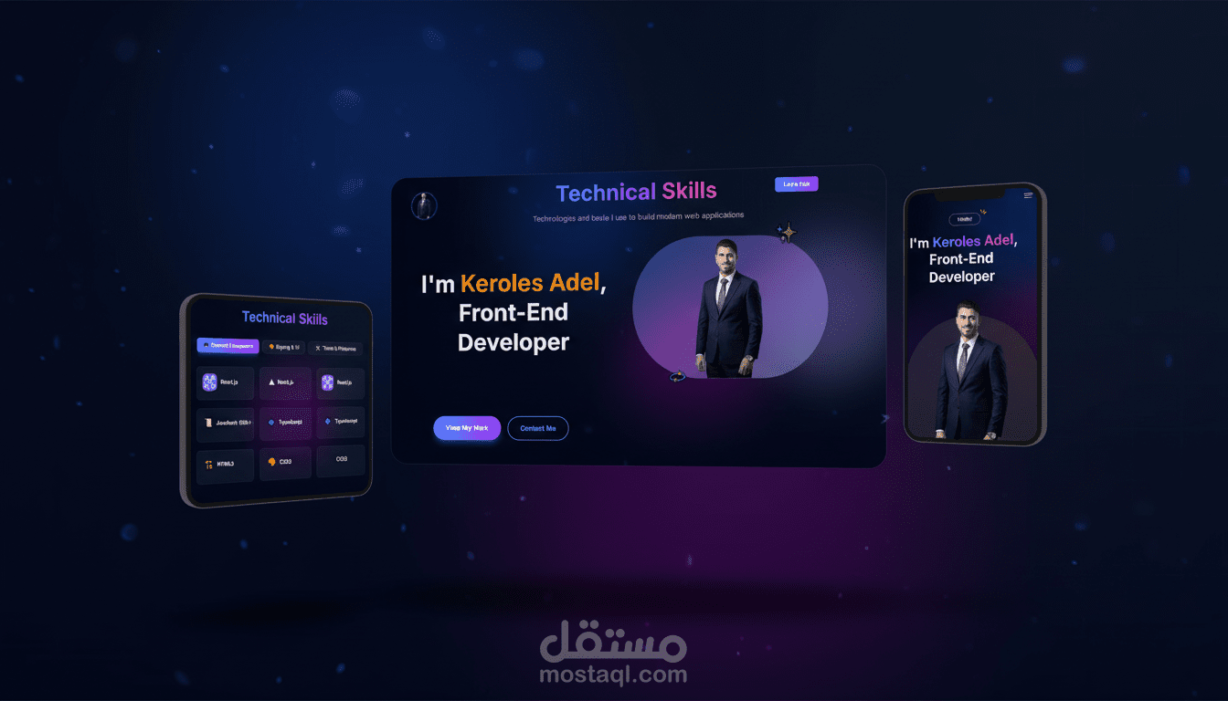 موقع بورتفوليو عصري يخلي العملاء يختاروك فورًا ?