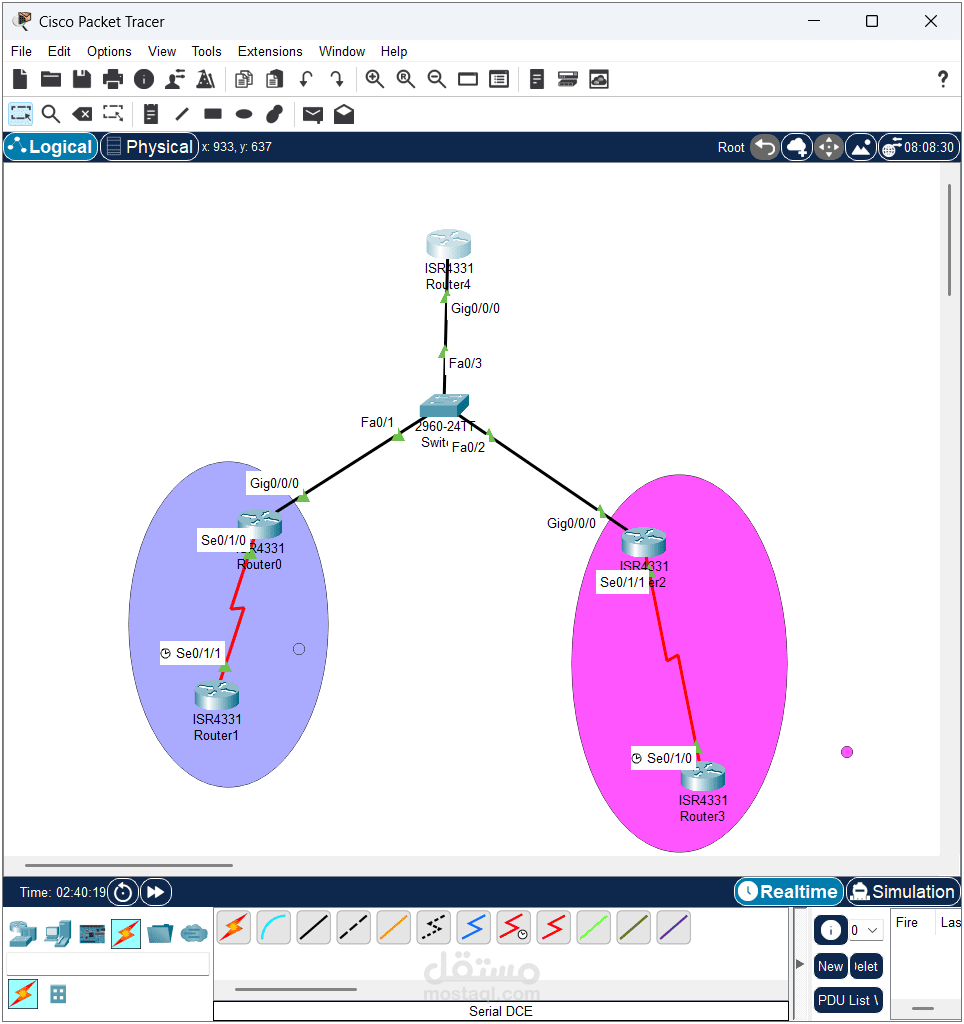 تصميم وإعداد شبكات احترافية باستخدام Cisco Packet Tracer و GNS3