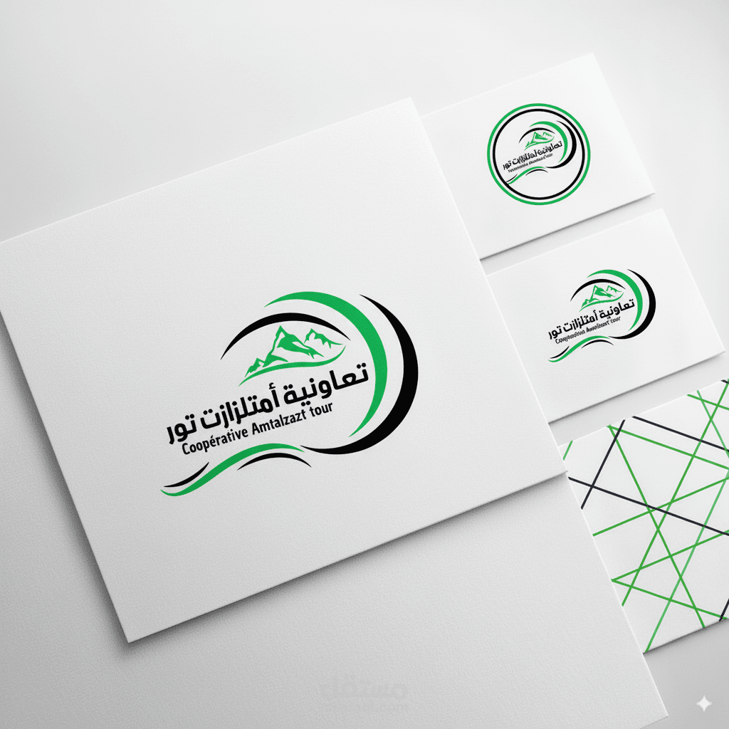 هوية بصرية متكاملة لتعاونية سياحية  "Coopérative Amtalzazt Tour"