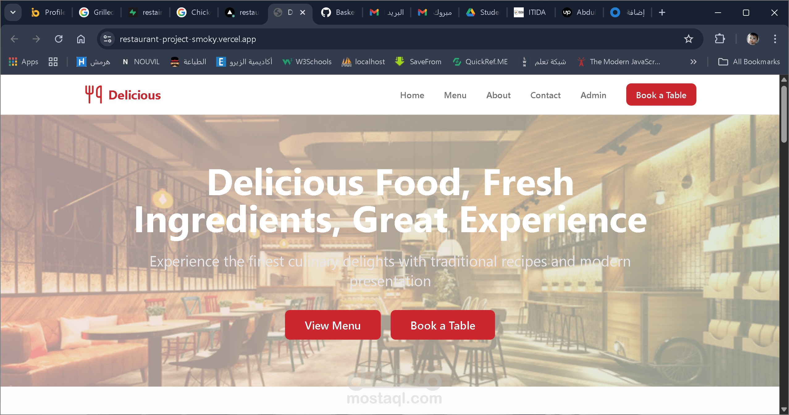 Restaurant Web Site