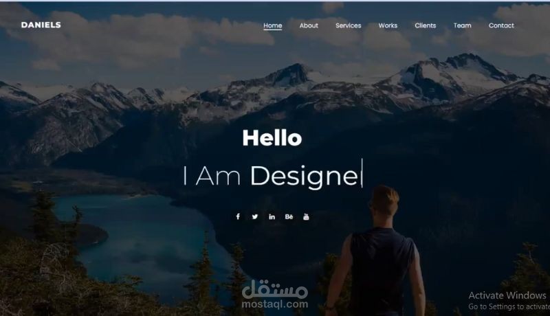 تصميم صفحة ويب ب html css bootstrap