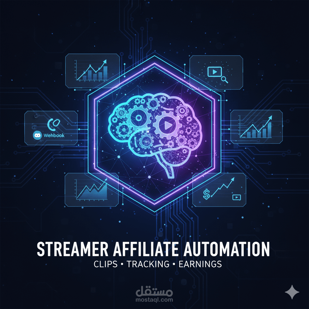 نظام أتمتة الشراكات وتتبع أداء مقاطع المصممين