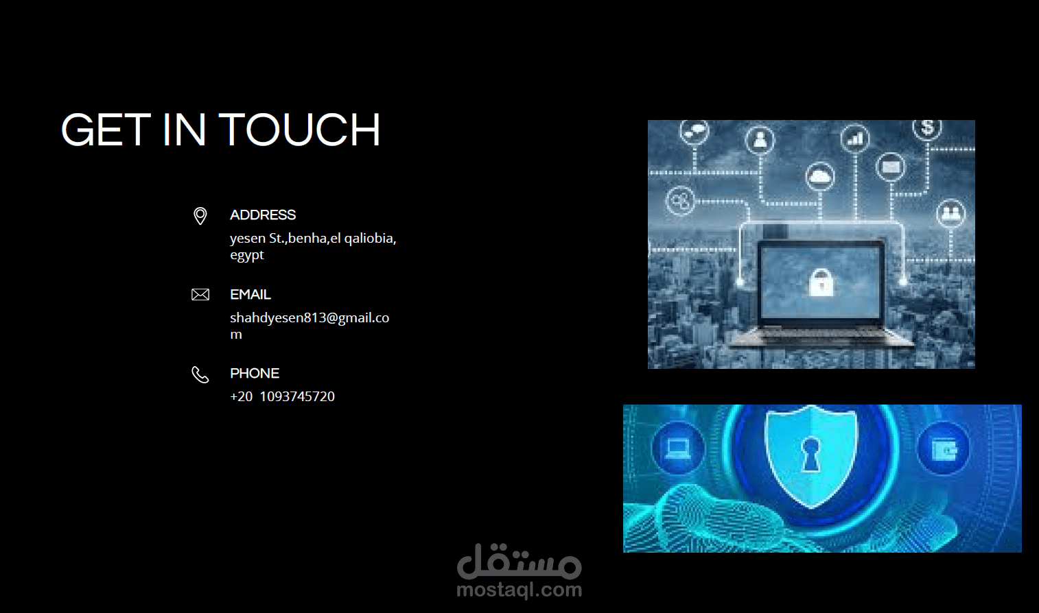عمل Portfolio بسيط واحترافى