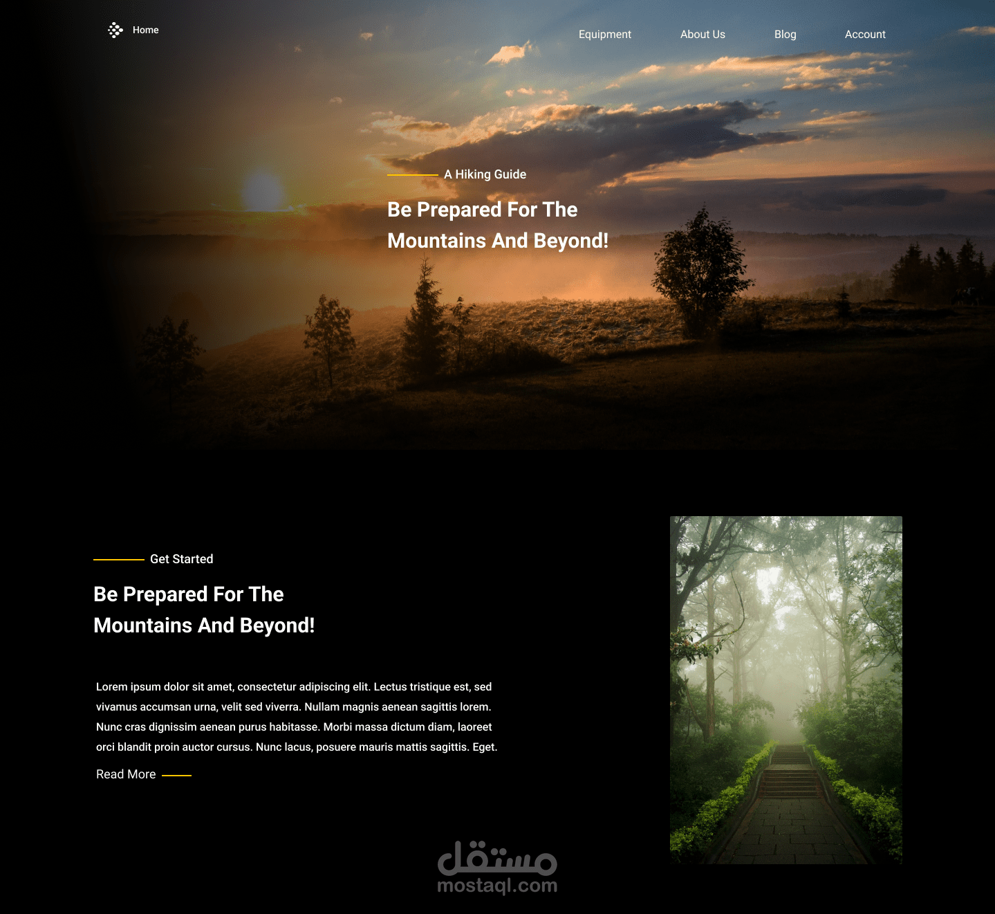 تصميم صفحة هبوط ( Landing Page )