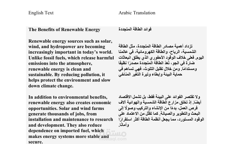 ترجمة مقالات من العربية إلى الإنجليزية