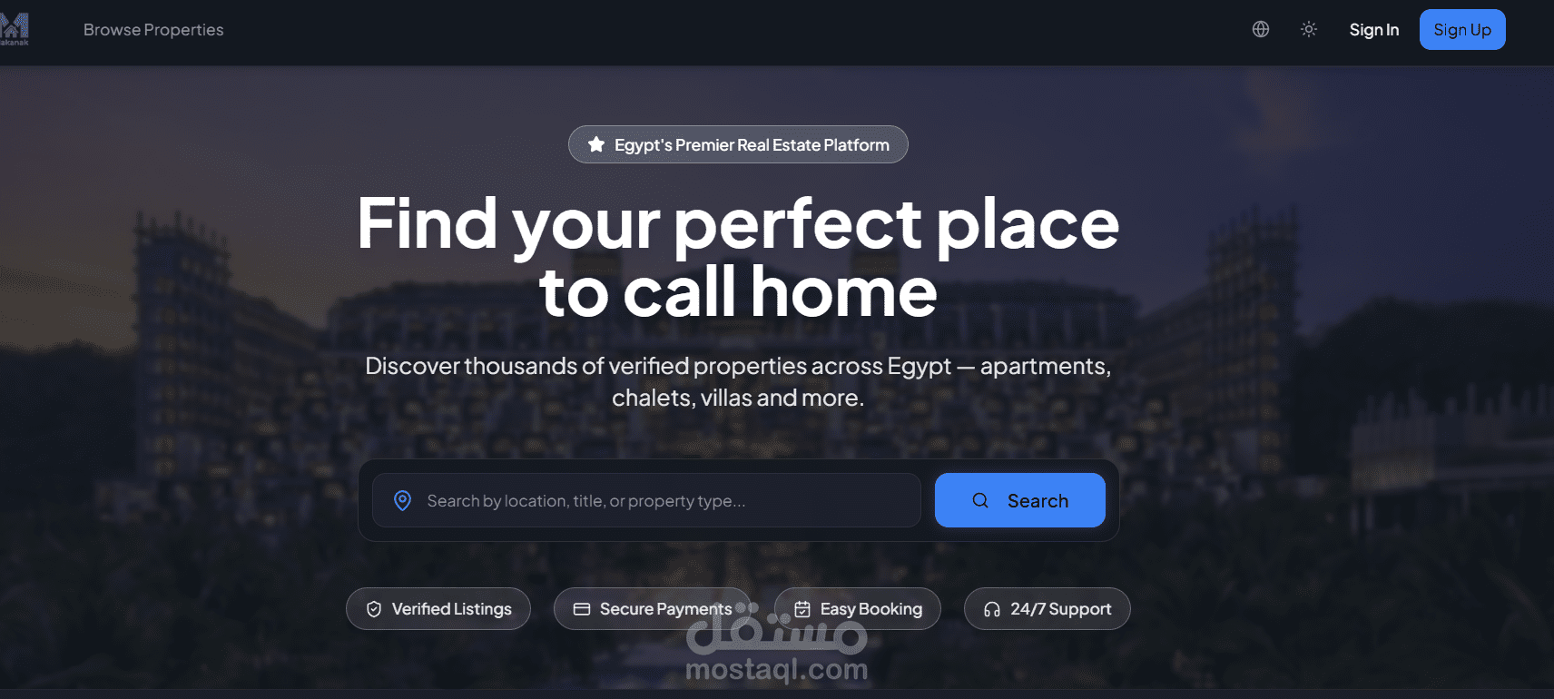 Makanak Real State Project