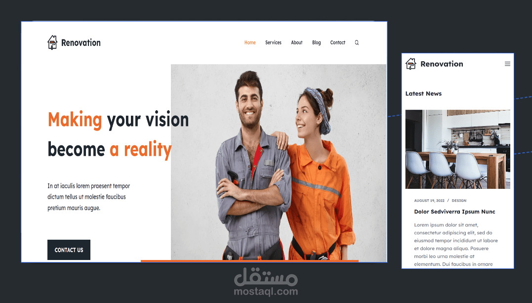 موقع احترافى  بوودربريس