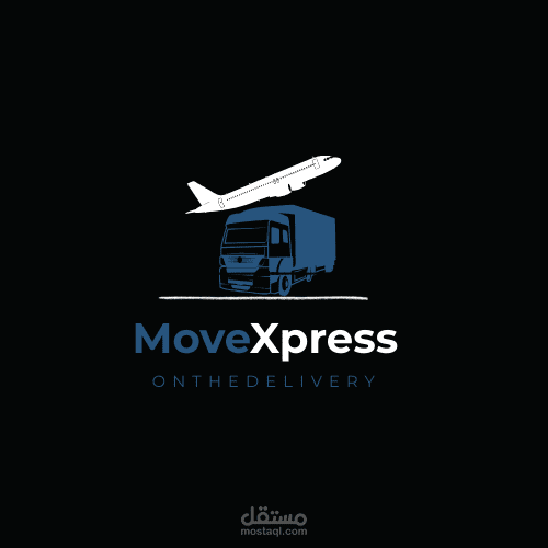 شعار MoveXpress  لخدمات الشحن والنقل