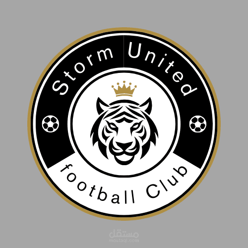 تصميم شعار احترافي لنادي كرة قدم Storm United