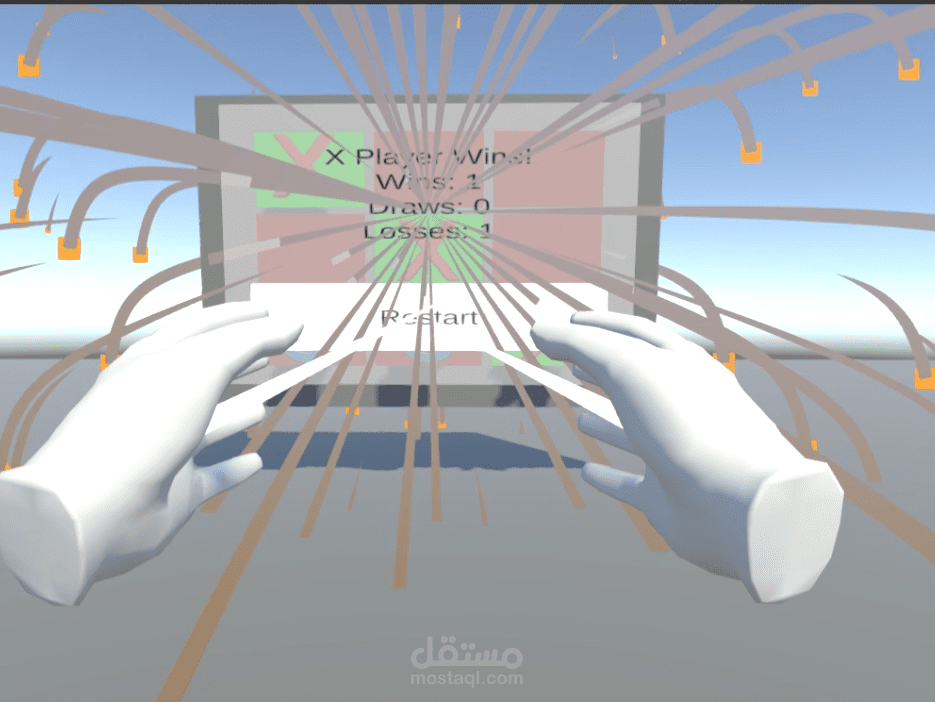 لعبة إكس أو VR