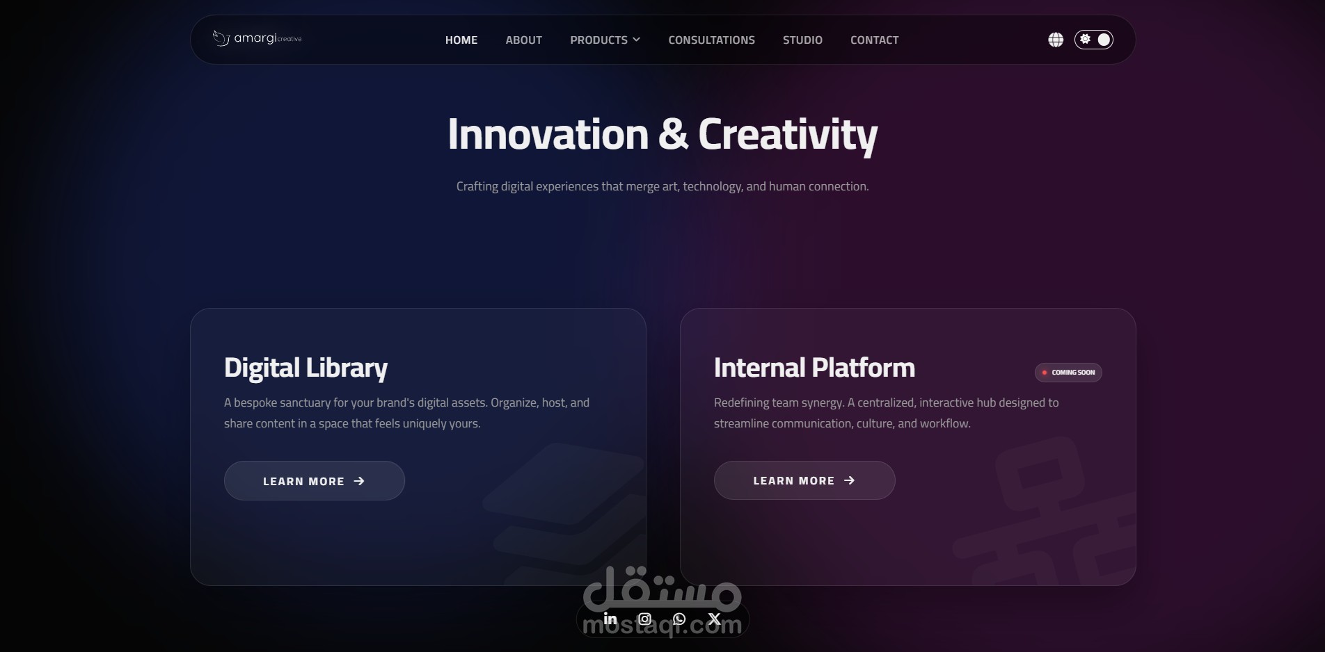 Amargi Creative – شركة حلول رقمية وإبداعية في عمان - الاردن