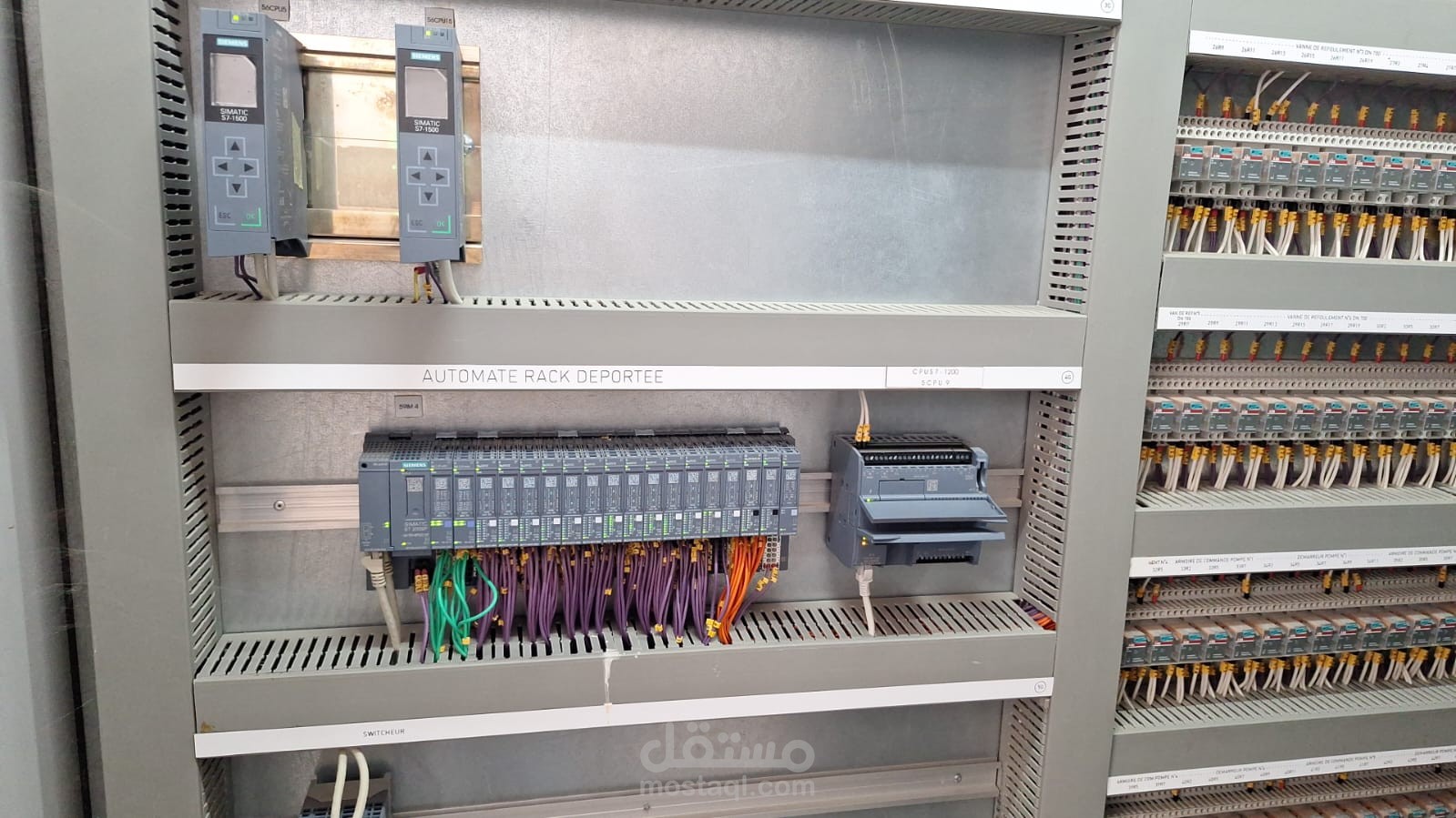 أتمتة وتحكم لمحطة ضخ مياه – Siemens S7-1500 + S7-1200 + KTP 1500