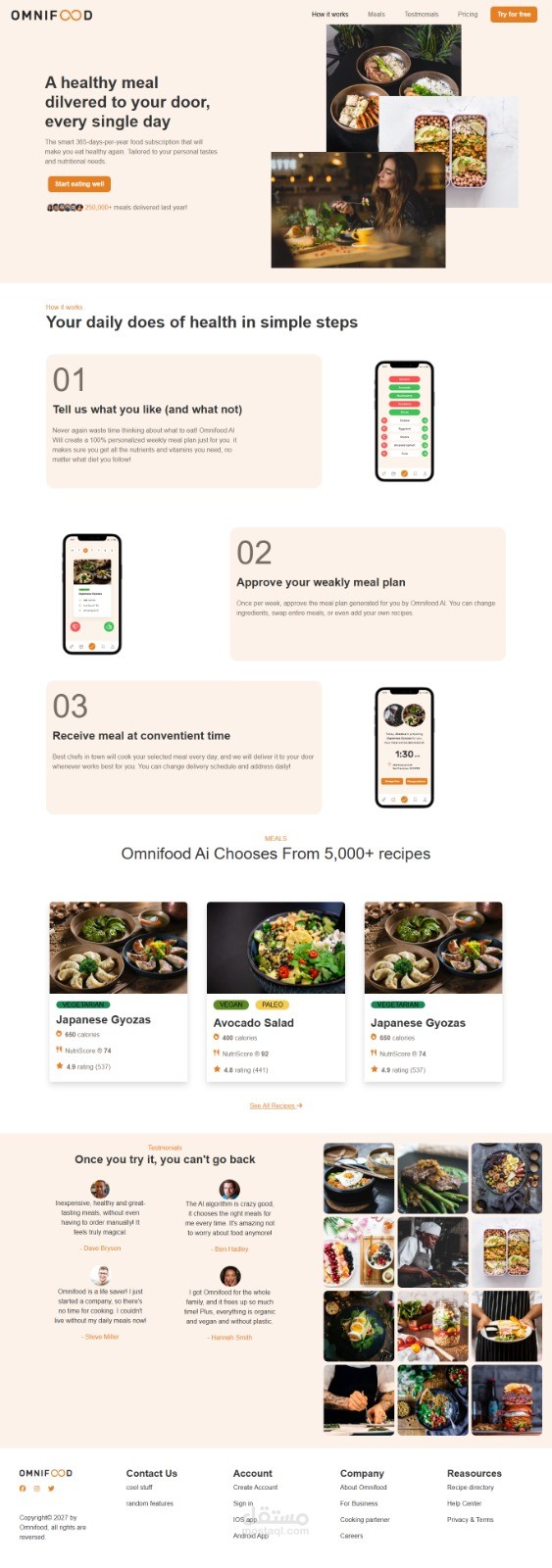 Restaurant demo