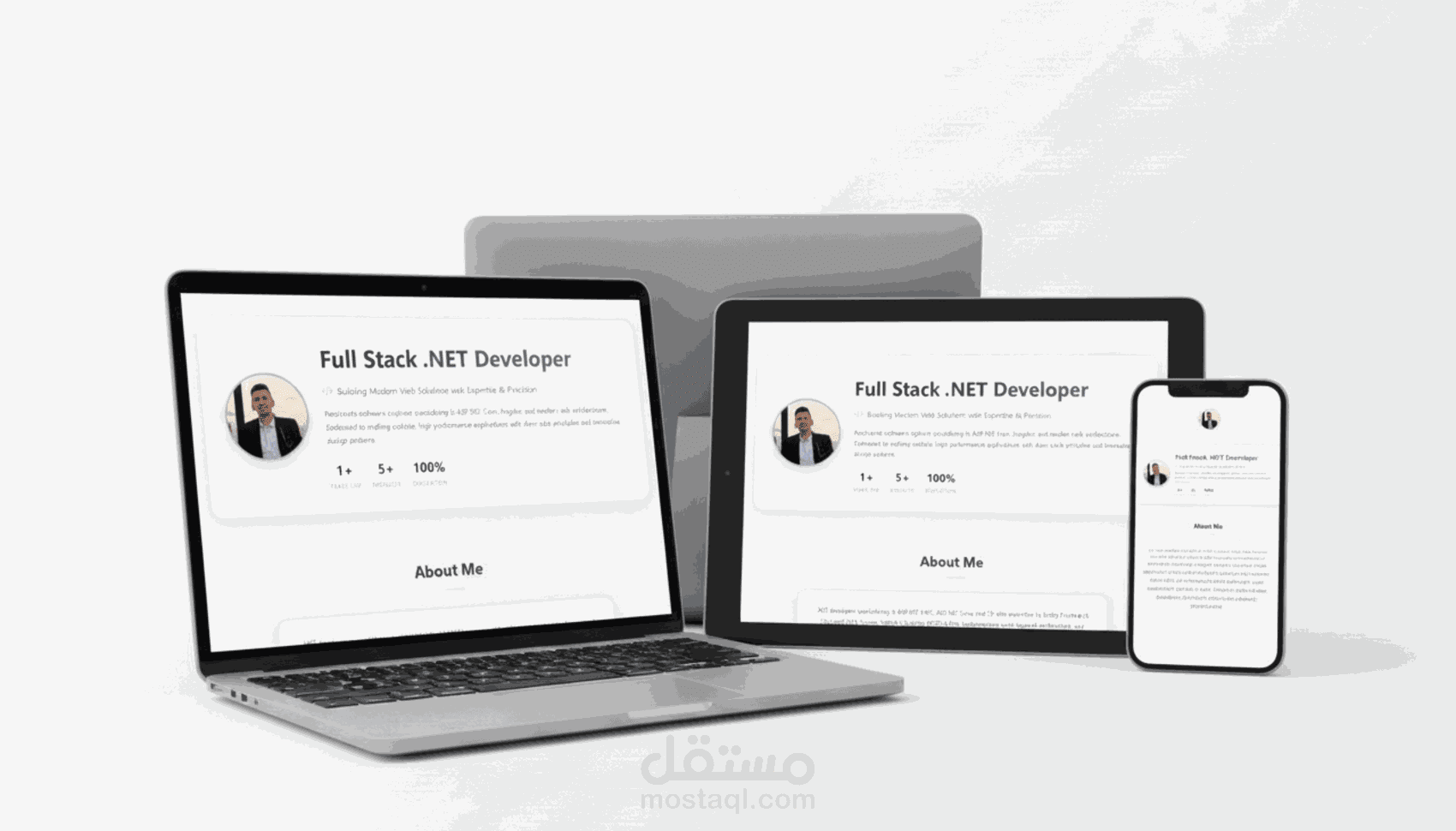 CV Landing page - صفحة هبوط للسيرة الذاتية