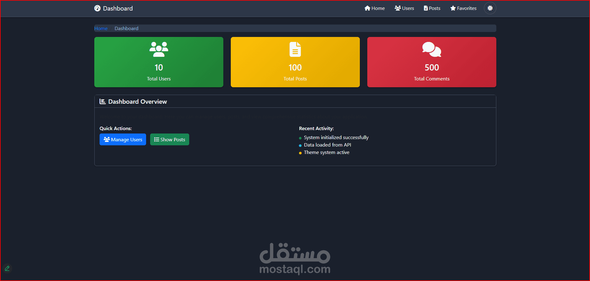 لوحة تحليل البيانات